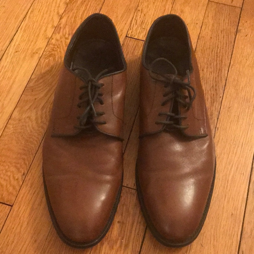 Men’s The Black Tux Brown Dress Shoe Size 10
